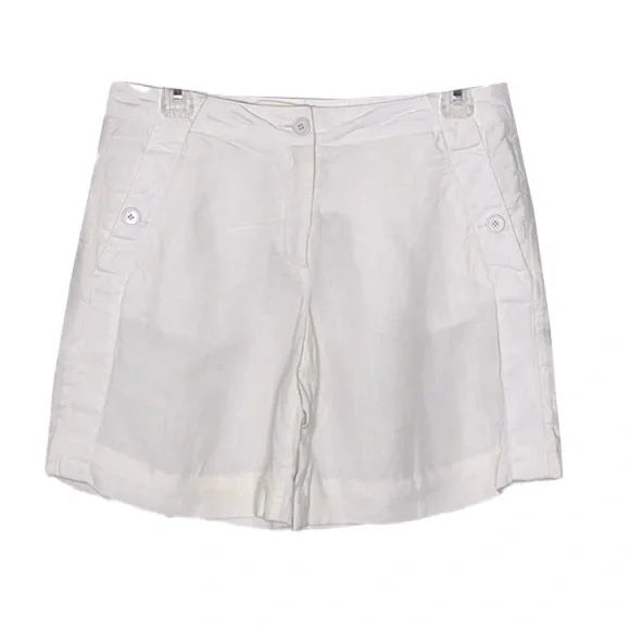🆕 EMPORIO ARMANI white Shorts Size 40